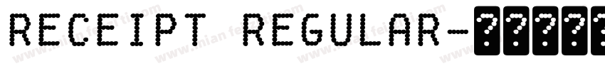 Receipt Regular字体转换
